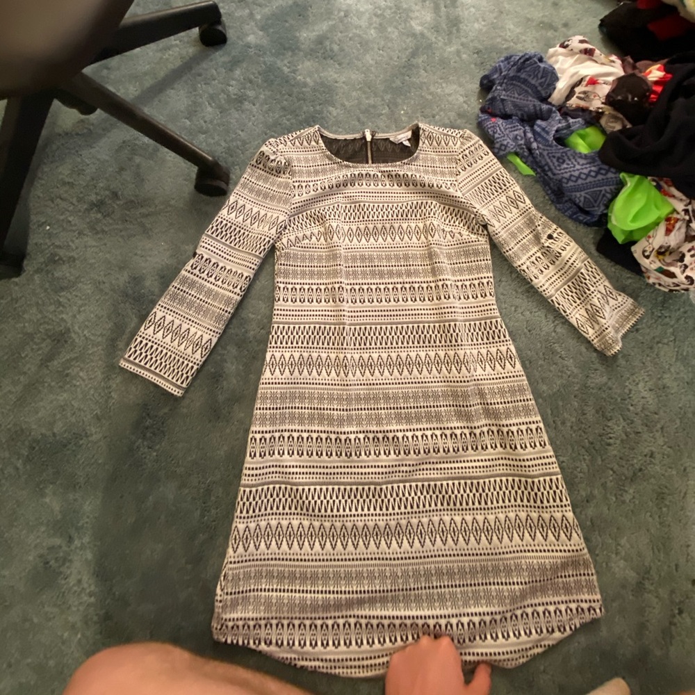 Quarter sleeve dress